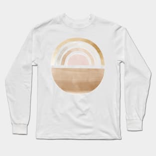 Rainbow Watercolor Long Sleeve T-Shirt